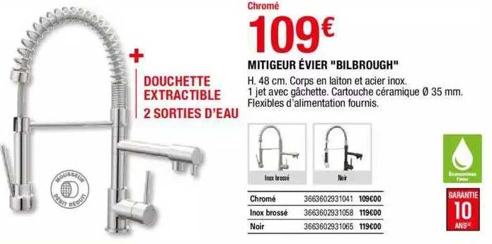 Mitigeur évier "bilbrough"