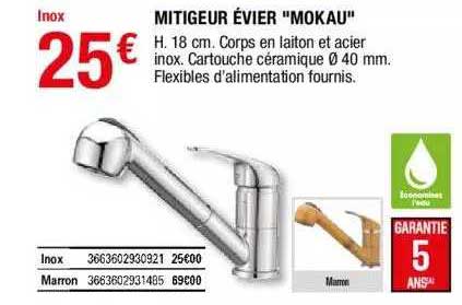 mitigeur évier "mokau"