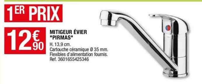 Mitigeur évier "pirmas"