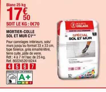 mortier-colle sol et mur c1