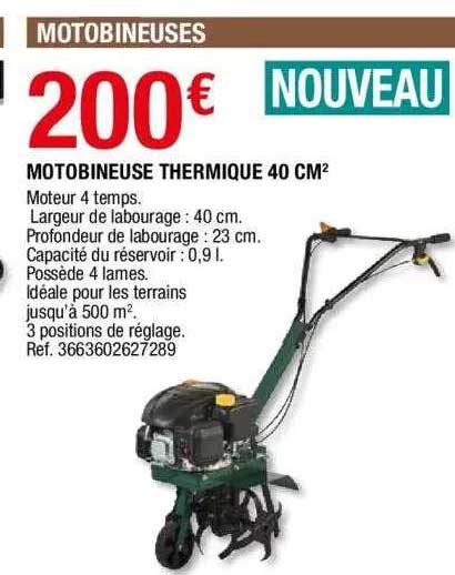 motobineuse thermique 470 cm2