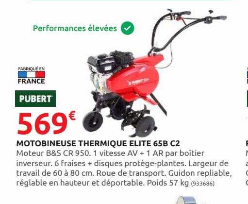motobineuse thermique elite 65b c2 pubert