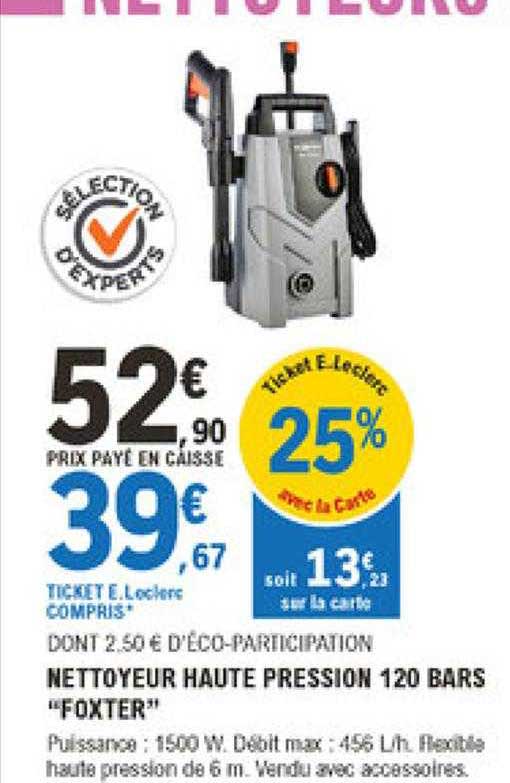 nettoyeur haute pression 120 bars "foxter"