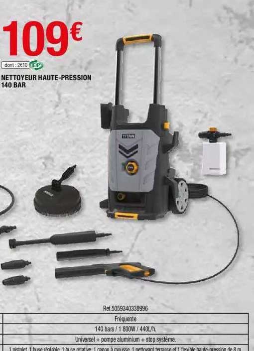 nettoyeur haute-pression 140 bar