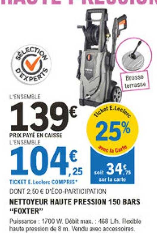 nettoyeur haute pression 150 bars "foxter"