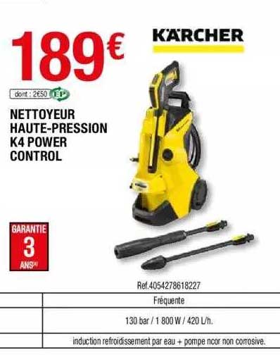 nettoyeur haute-pression k4 power control kärcher