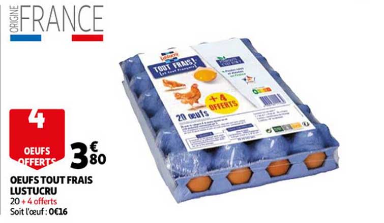 Oeufs Tout Frais Lustucru