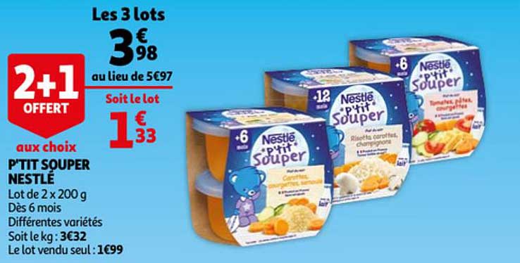p'tit souper nestlé