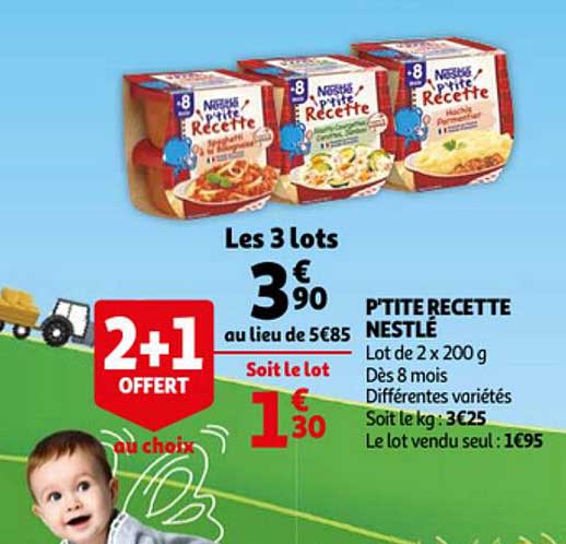 p'tite recette nestlé