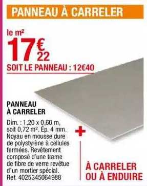 panneau à carreler