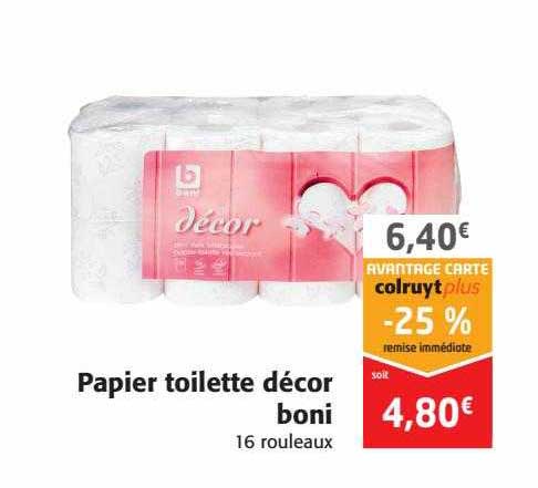 Papier Toilette Décor Boni