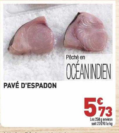 pavé d'espadon