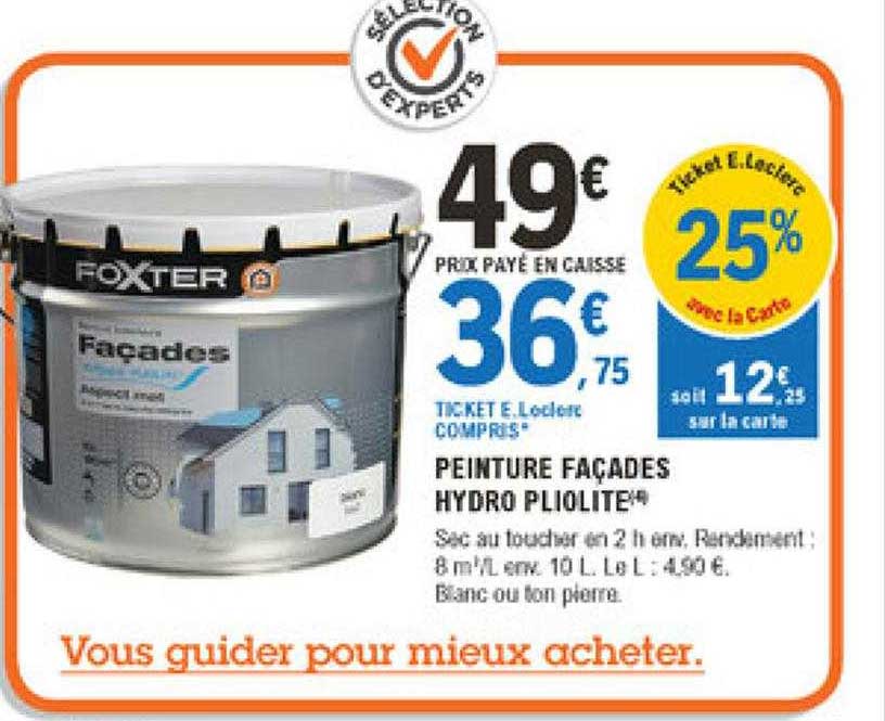 Peinture Façades Hydro Pliolite