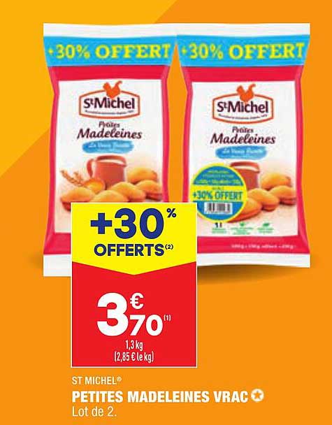 petites madeleines vrac st michel
