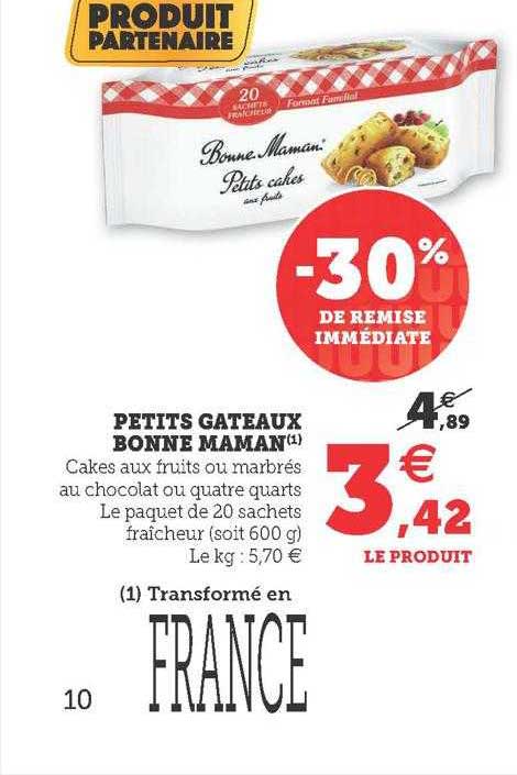 petits gâteaux bonne maman