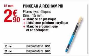 pinceau à rechampir
