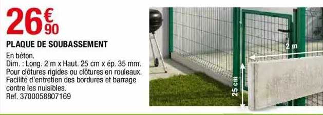 Plaque De Soubassement