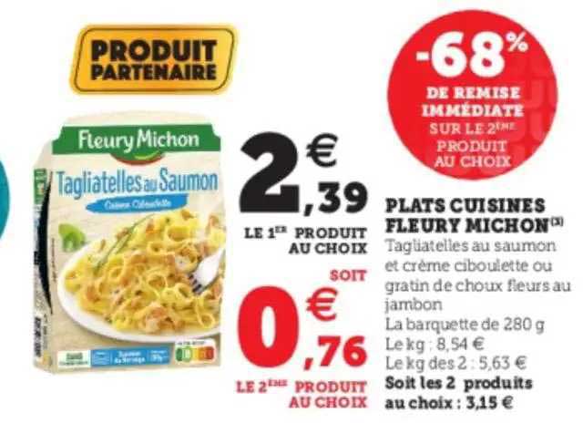 plats cuisinés fleury michon
