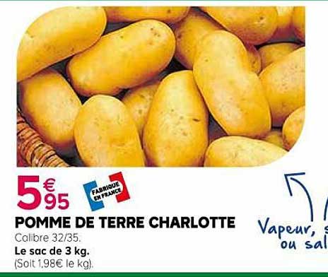 pomme de terre charlotte