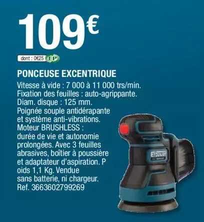 ponceuse excentrique