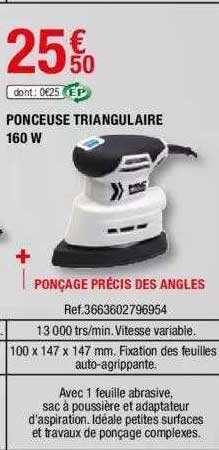 ponceuse triangulaire 1600 w