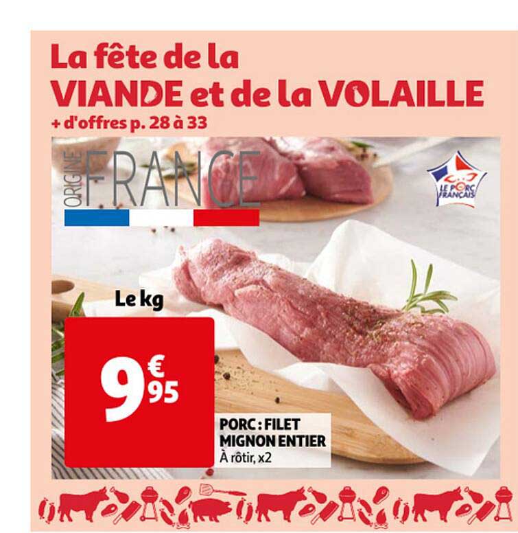 Porc : Filet Mignon Entier