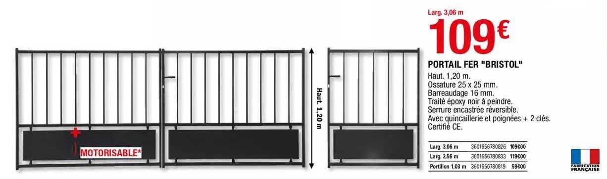 Portail Fer "bristol"