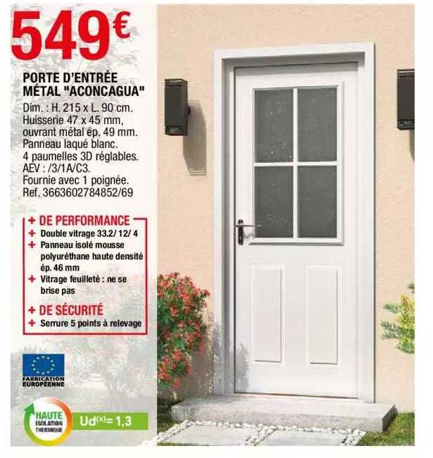 porte d'entrée métal "aconcagua"