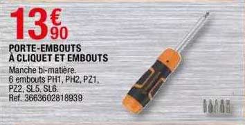 Porte-embouts à Cliquet Et Embouts