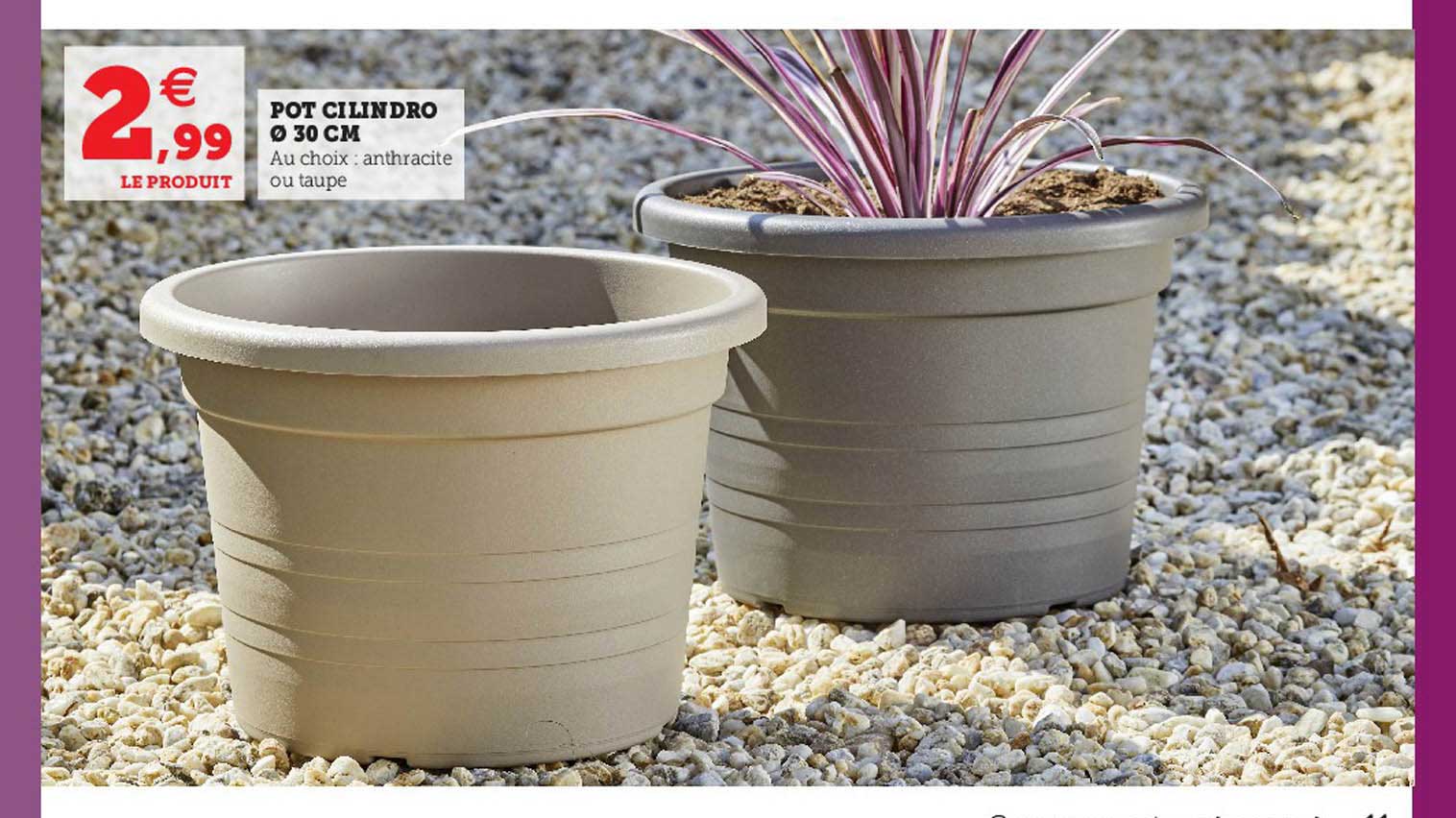pot cilindro ø 30 cm