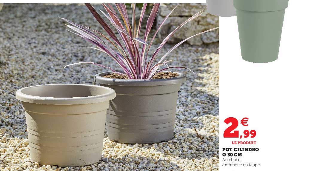 pot cilindro ø 30 cm