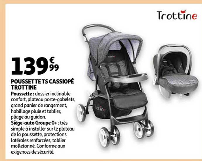 poussette cassiopé trottine