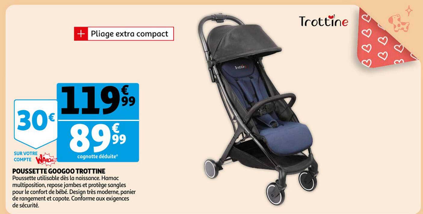 Poussette Googoo Trottine