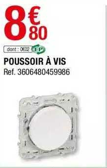 poussoir à vis