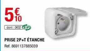 prise 2p+t étanche