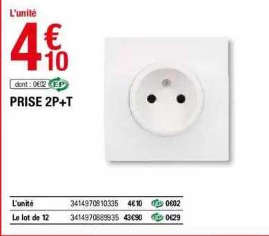 prise 2p+t