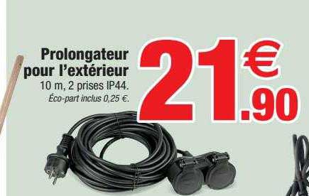 prolongateur pour l'extérieur
