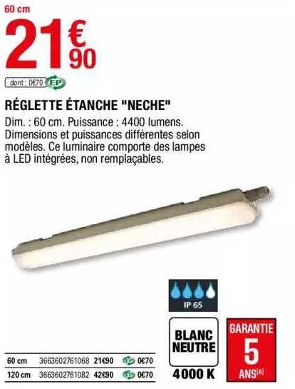 Réglette étanche "neche"