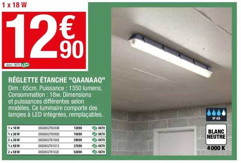 Réglette étanche "qaanaaq"