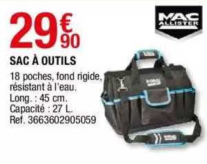 sac à outils mac allister
