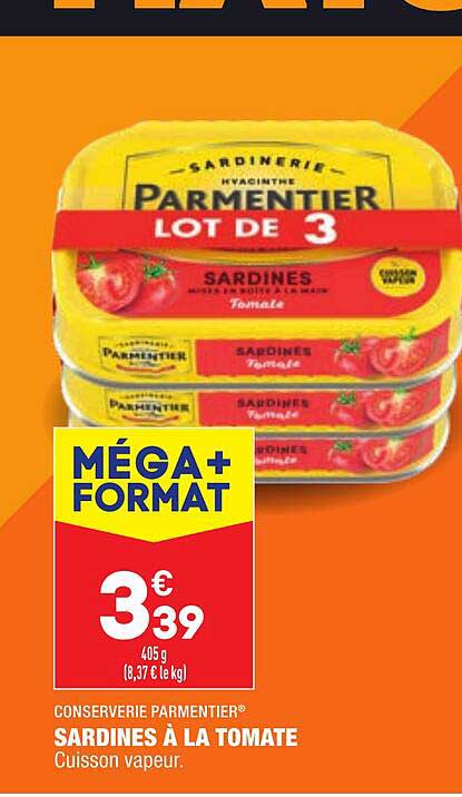 sardines à la tomate conserverie parmentier