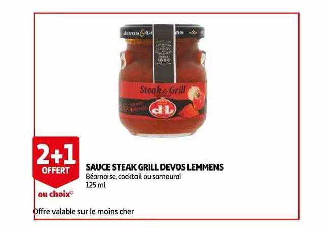 Sauce Steak Grill Devos Lemmens