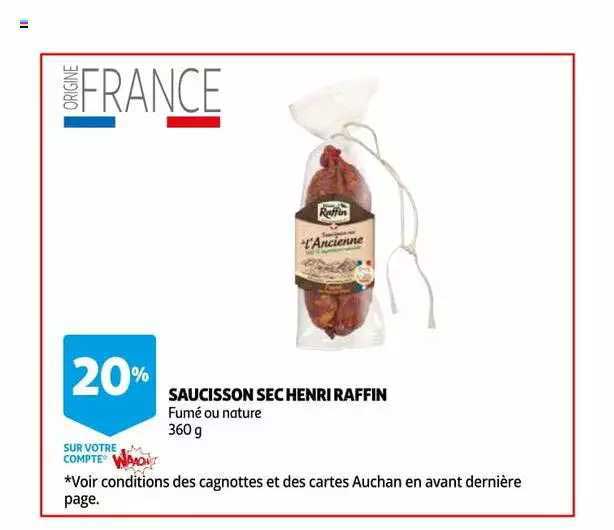 saucisson sec henri raffin