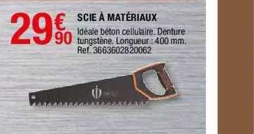 scie à matériaux
