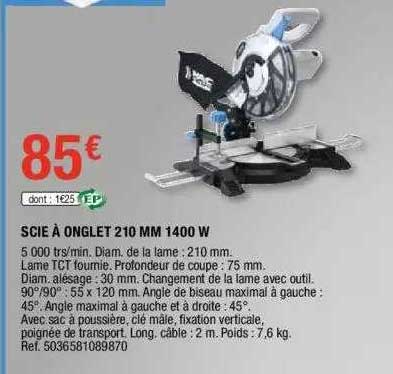 Scie à Onglet 210 W