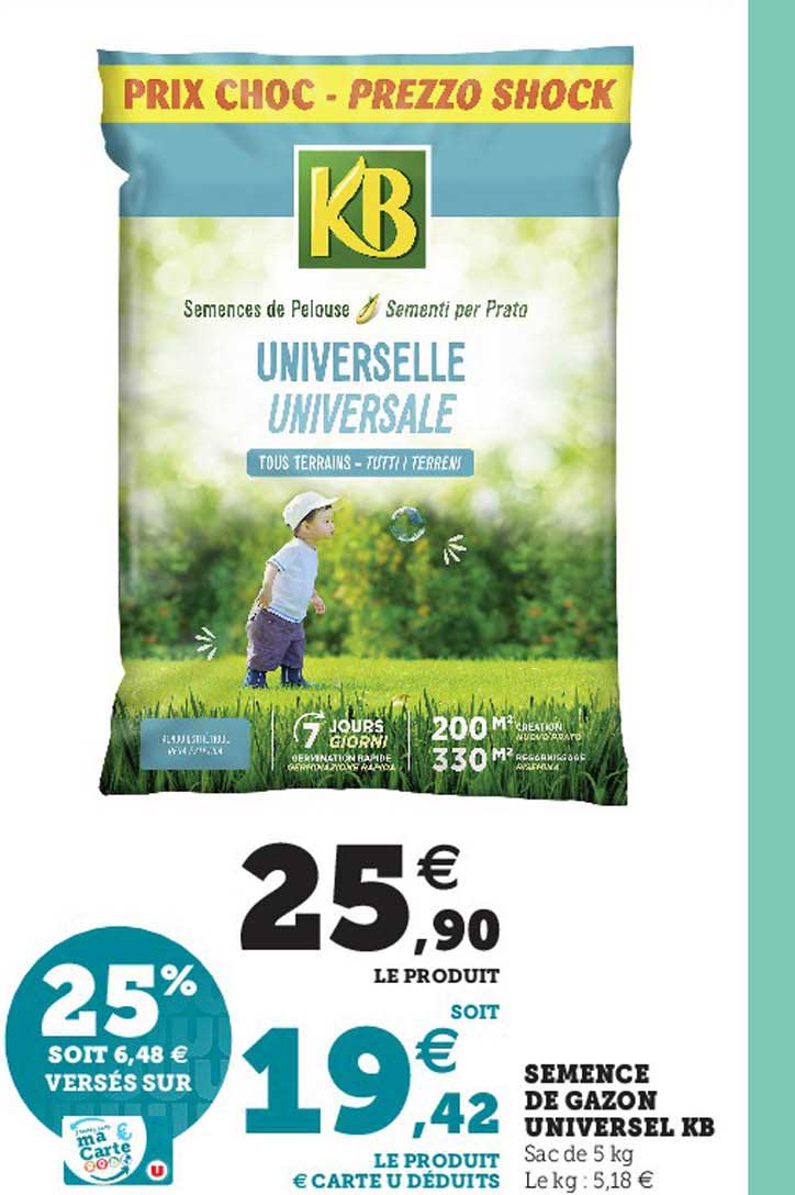 semence de gazon universel kb