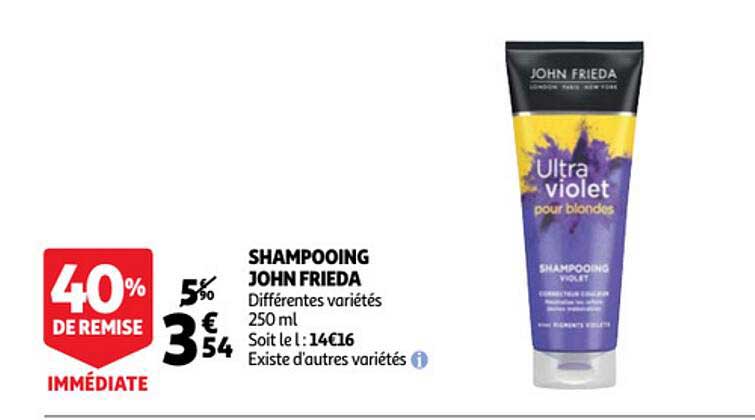 shampooing john frieda
