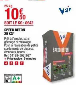 Speed Béton 25 Kg