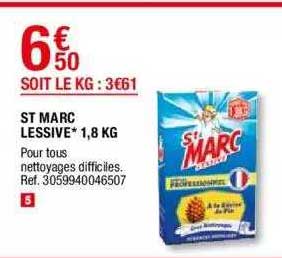 st marc lessive 1,8 kg