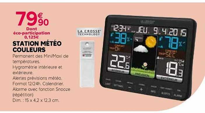 station météo couleurs